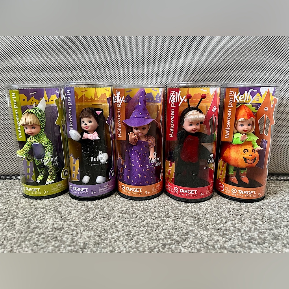 2003 Kelly Halloween Party dolls - complete set of 5